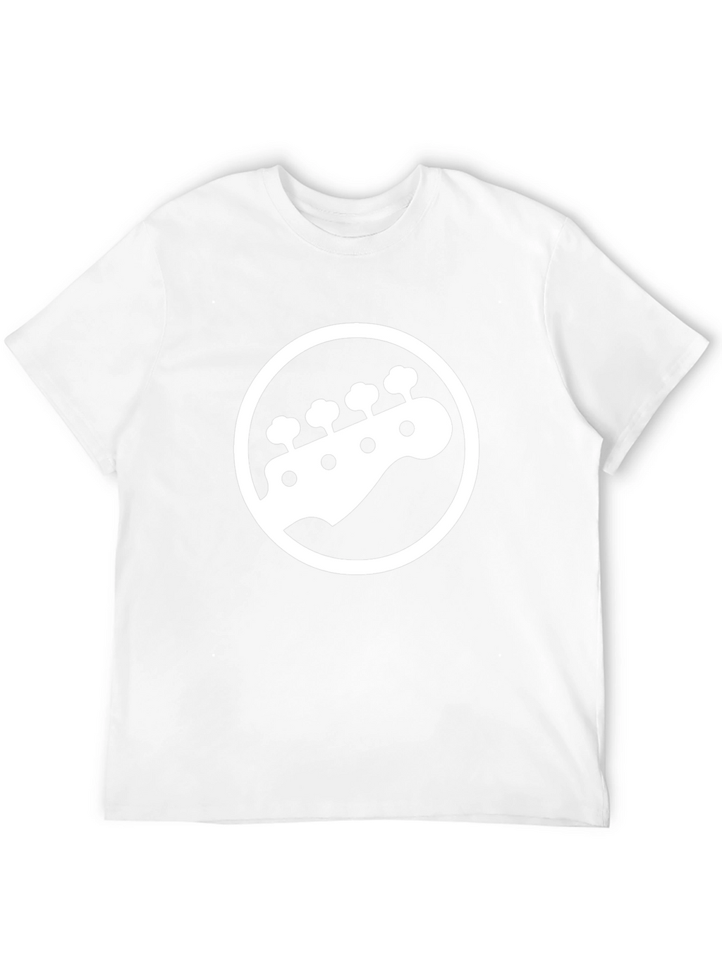 Bass Guitar Headstock Black T-Shirt