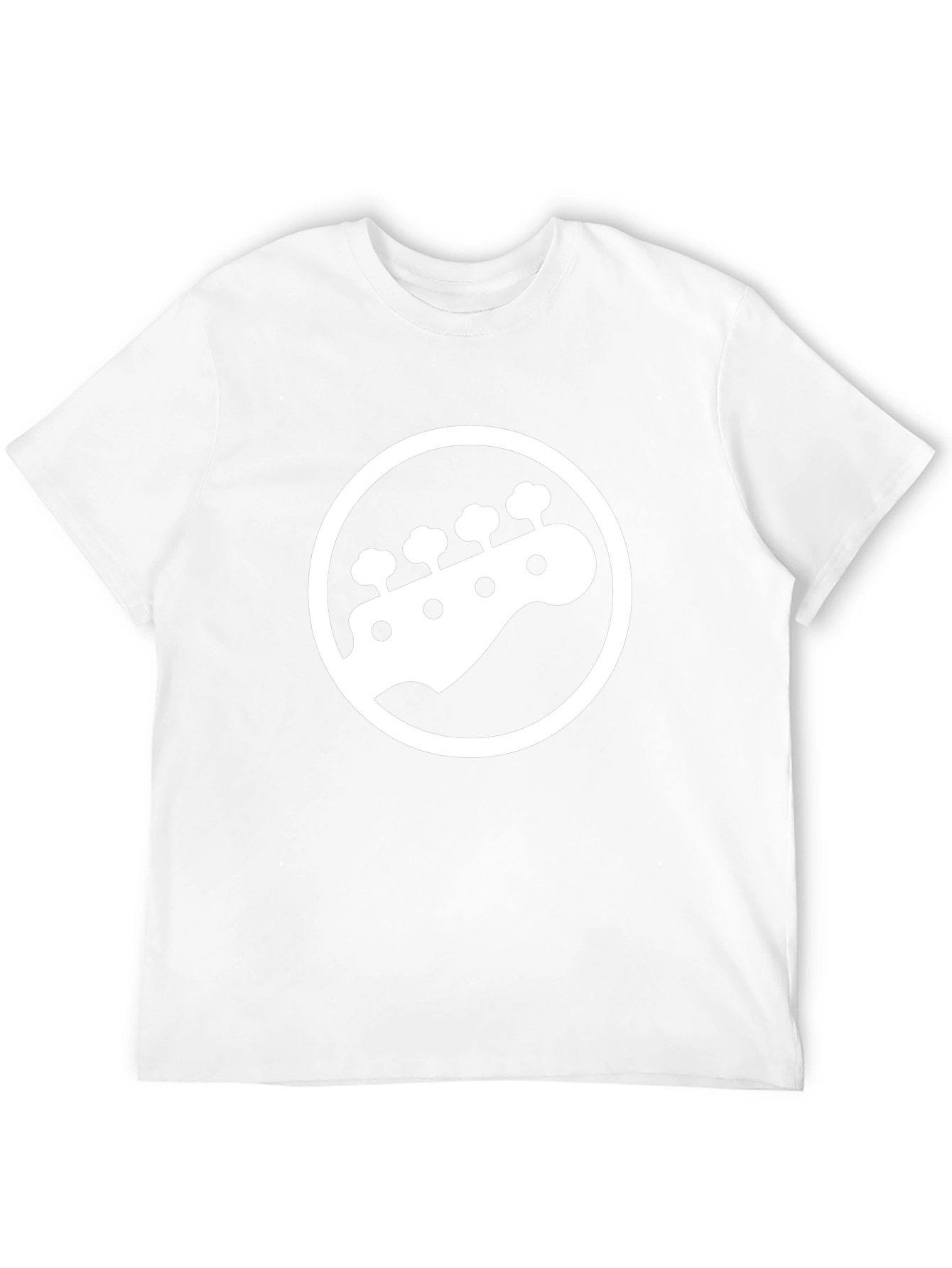 Bass Guitar Headstock Black T-Shirt