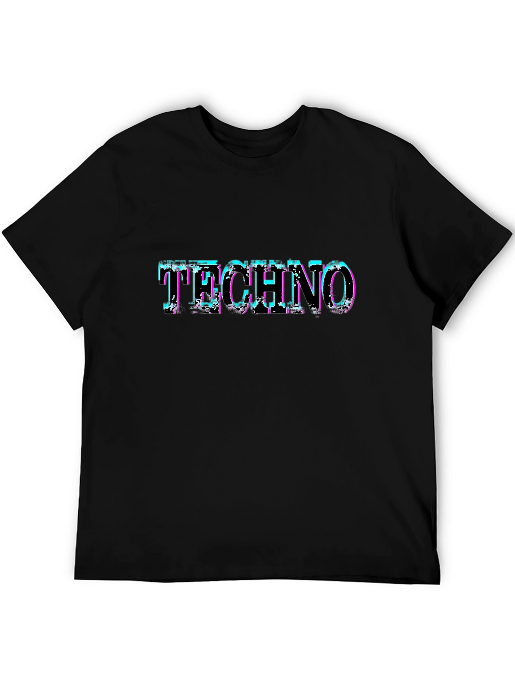 Techno Graphic Black T-Shirt