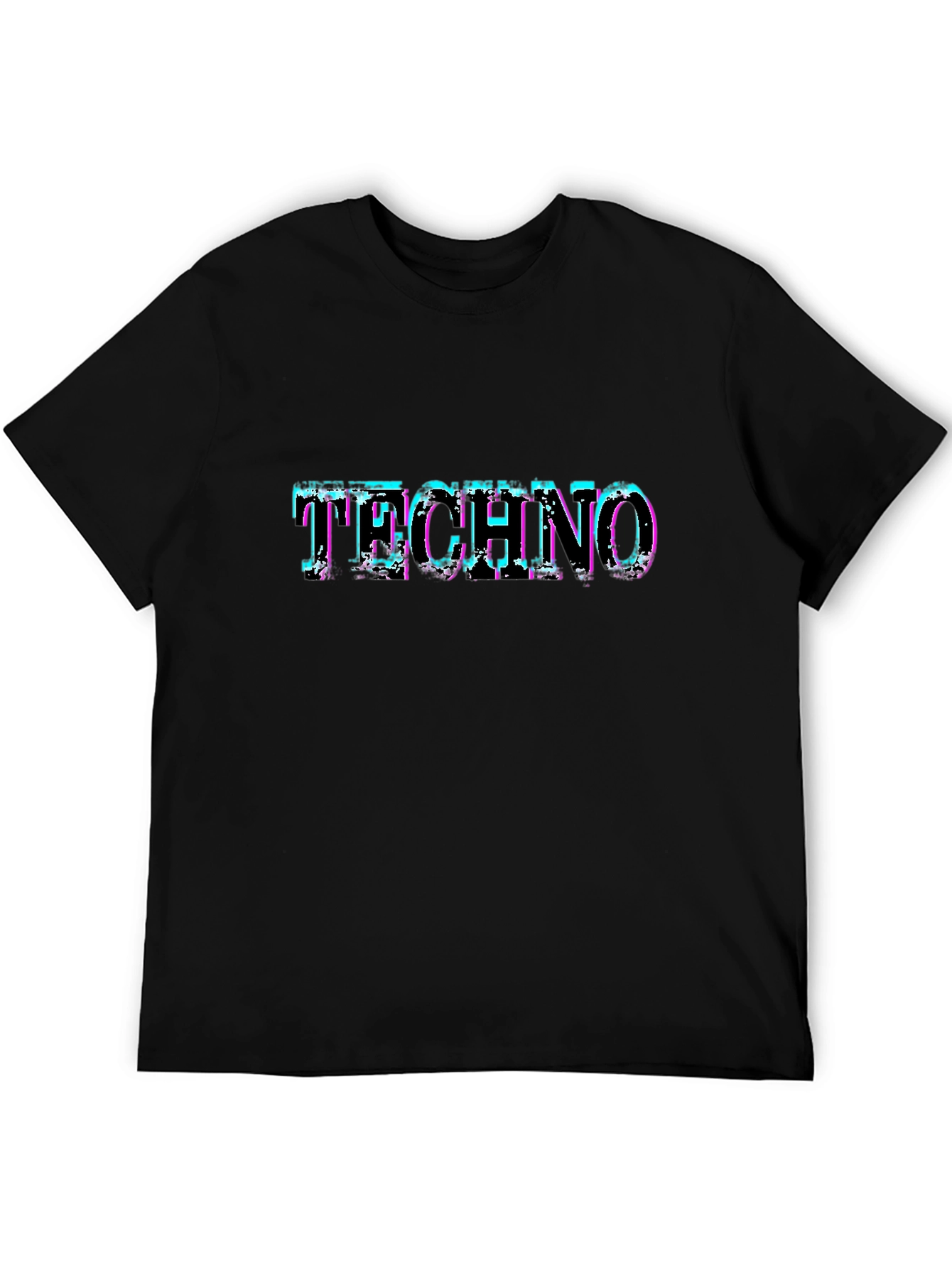Techno Graphic Black T-Shirt