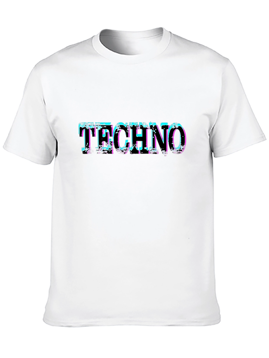 Techno Graphic Black T-Shirt