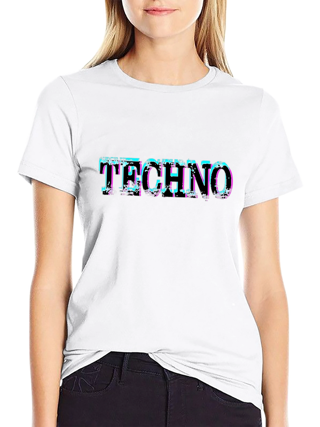 Techno Graphic Black T-Shirt