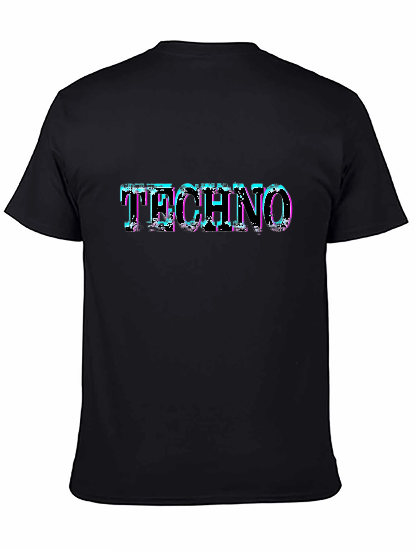 Techno Graphic Black T-Shirt