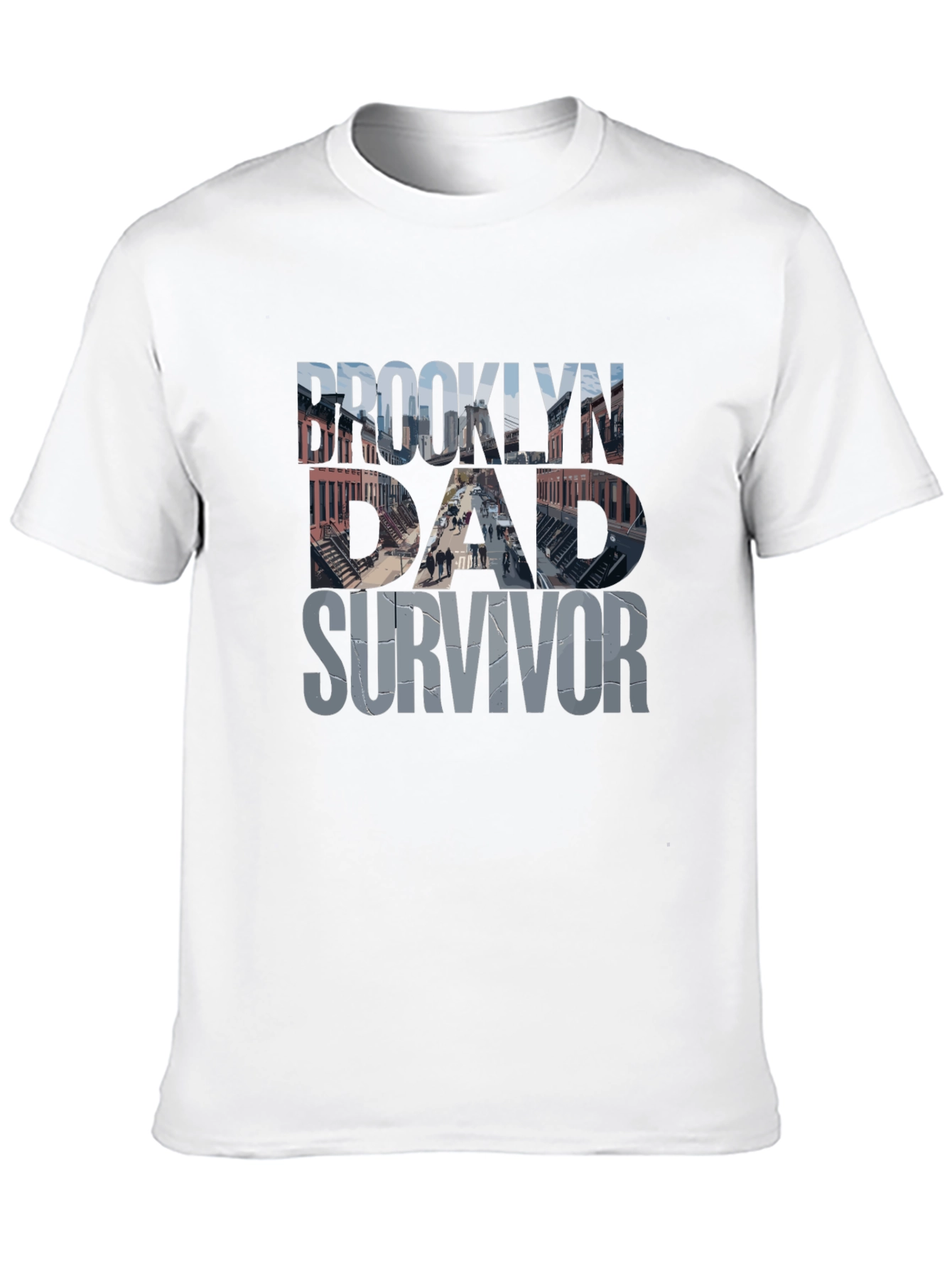 Brooklyn Dad Survivor Graphic T-Shirt