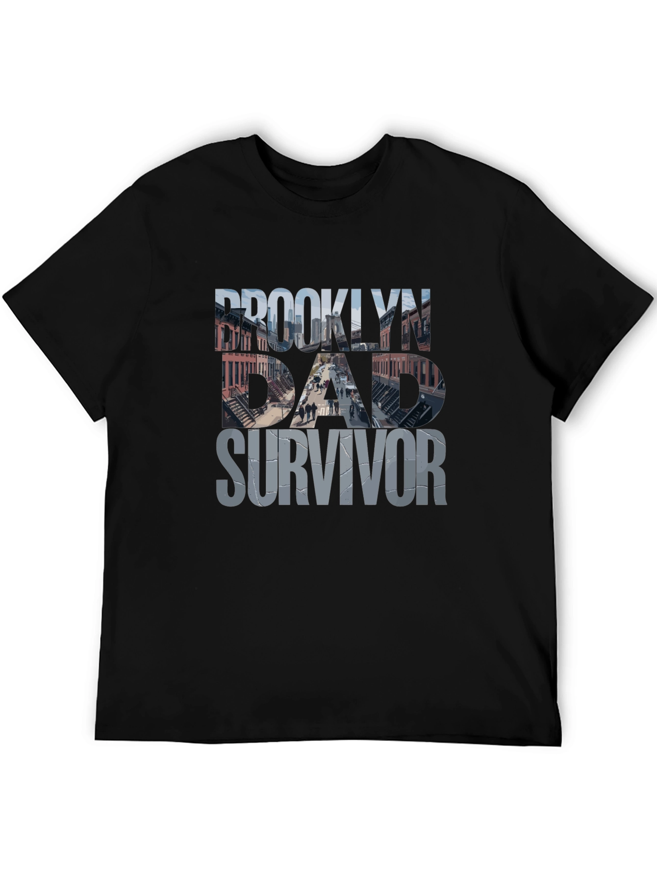 Brooklyn Dad Survivor Graphic T-Shirt