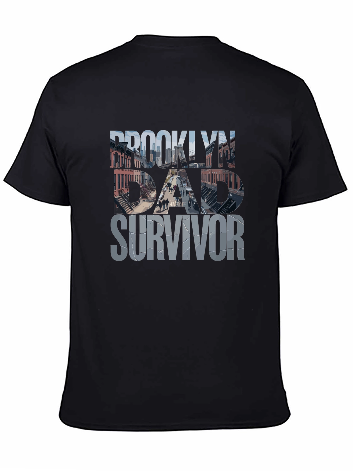 Brooklyn Dad Survivor Graphic T-Shirt