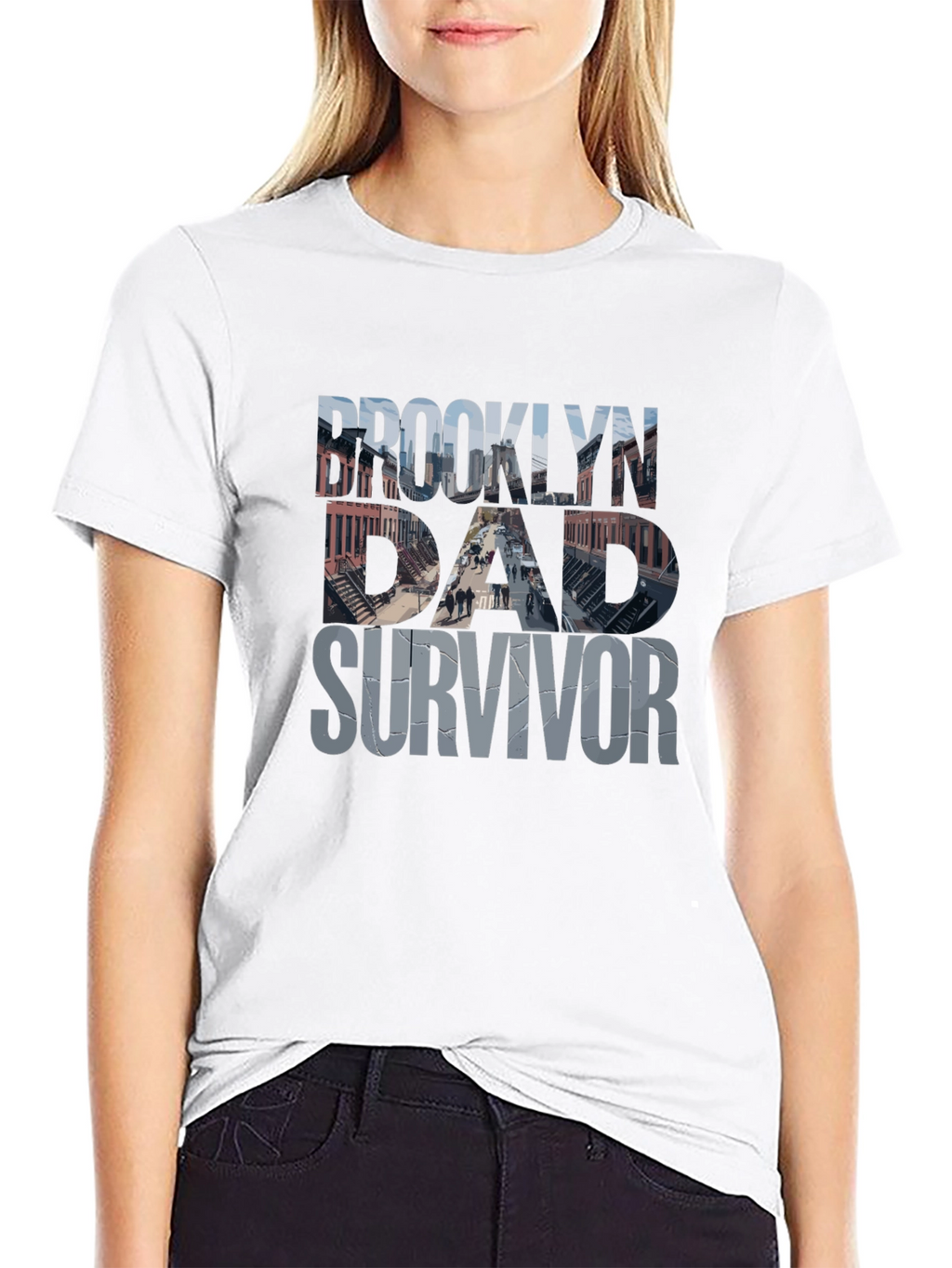 Brooklyn Dad Survivor Graphic T-Shirt