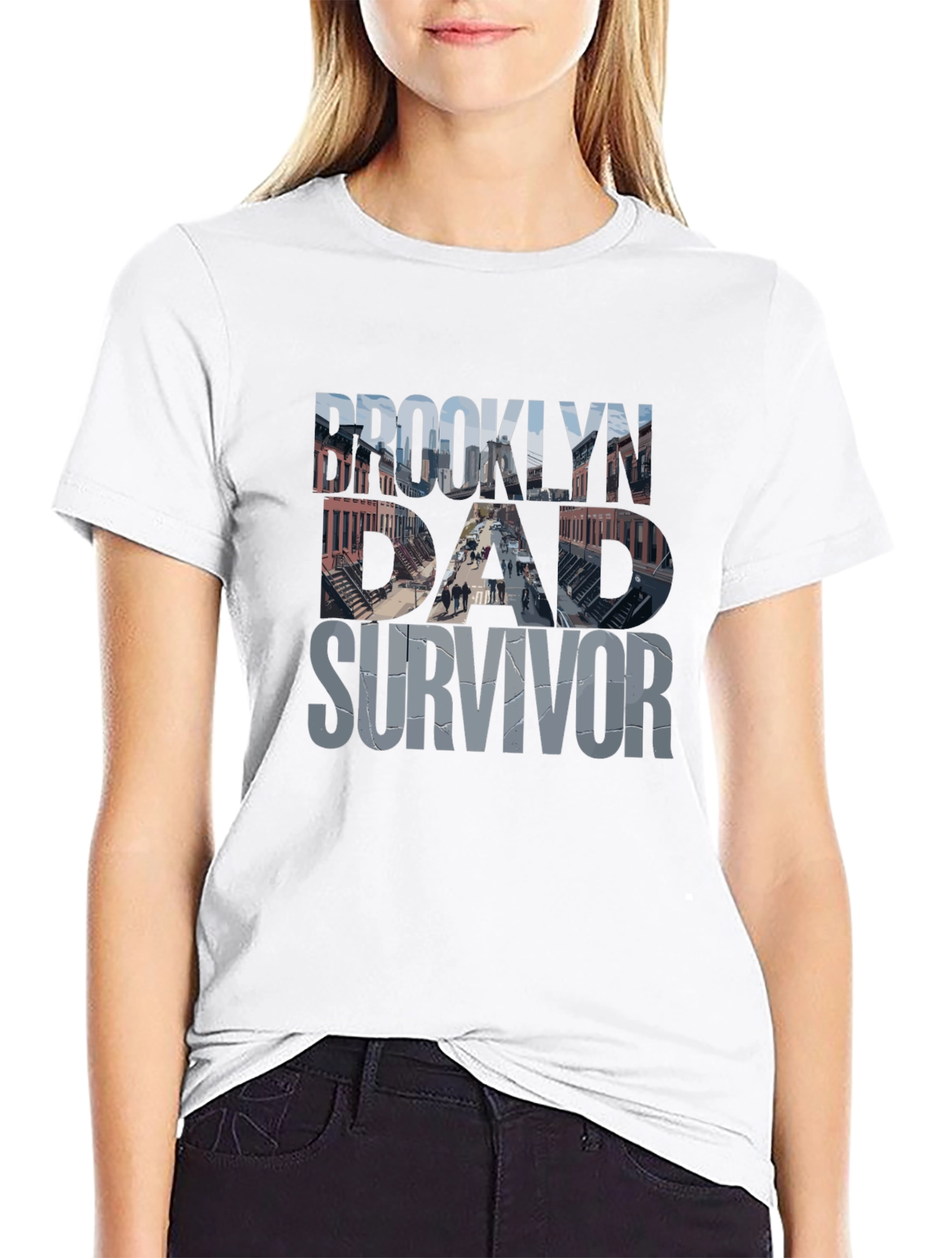 Brooklyn Dad Survivor Graphic T-Shirt