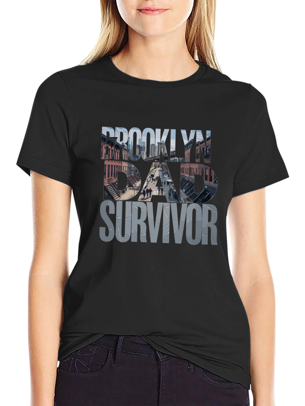 Brooklyn Dad Survivor Graphic T-Shirt