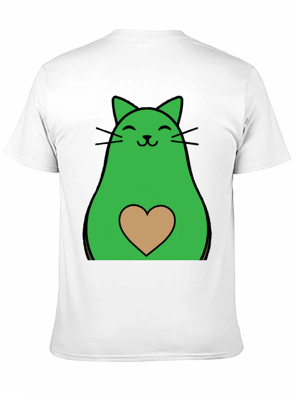 Avocado Cat Graphic Tee - Cute & Unique!