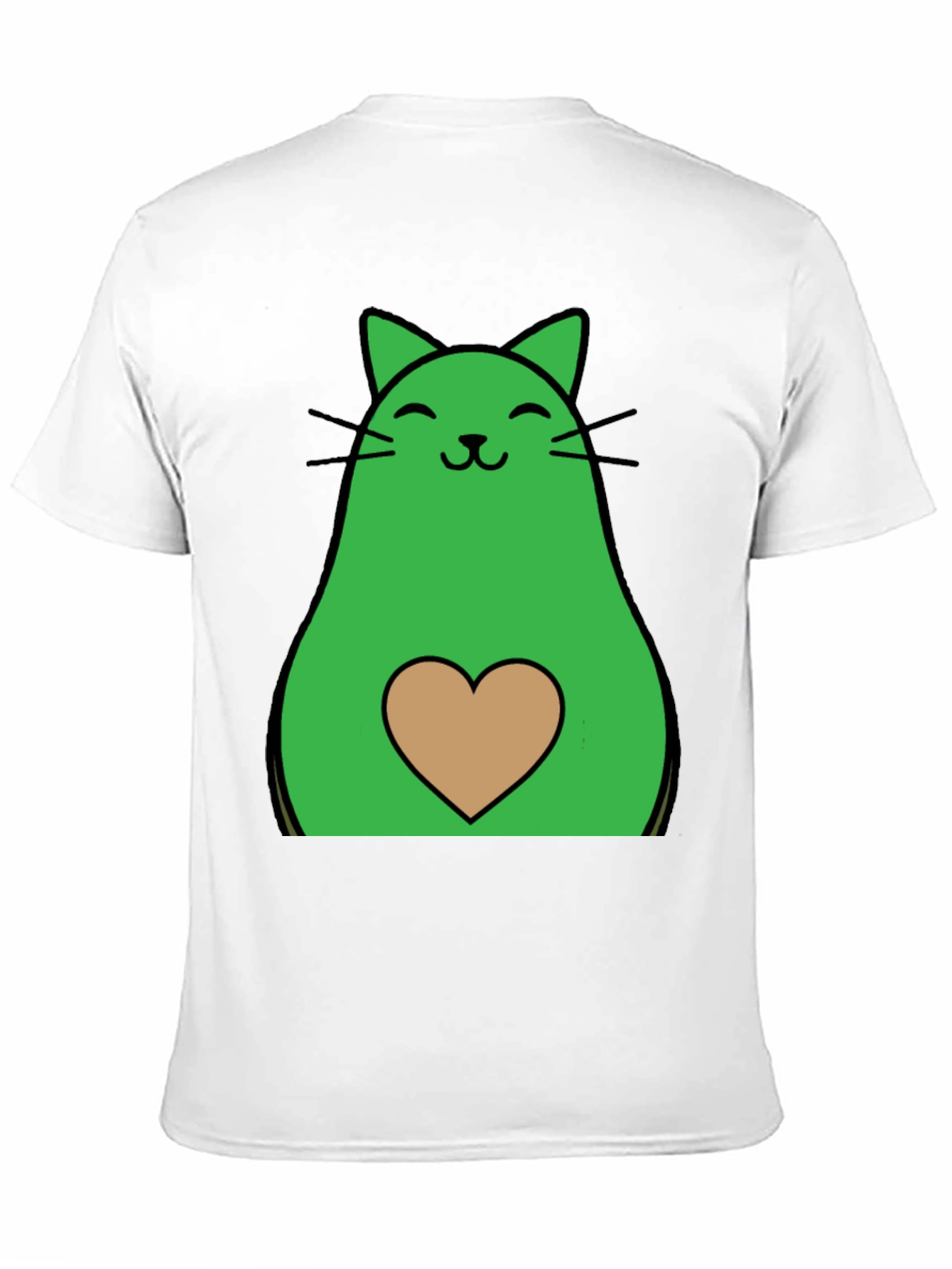Avocado Cat Graphic Tee - Cute & Unique!