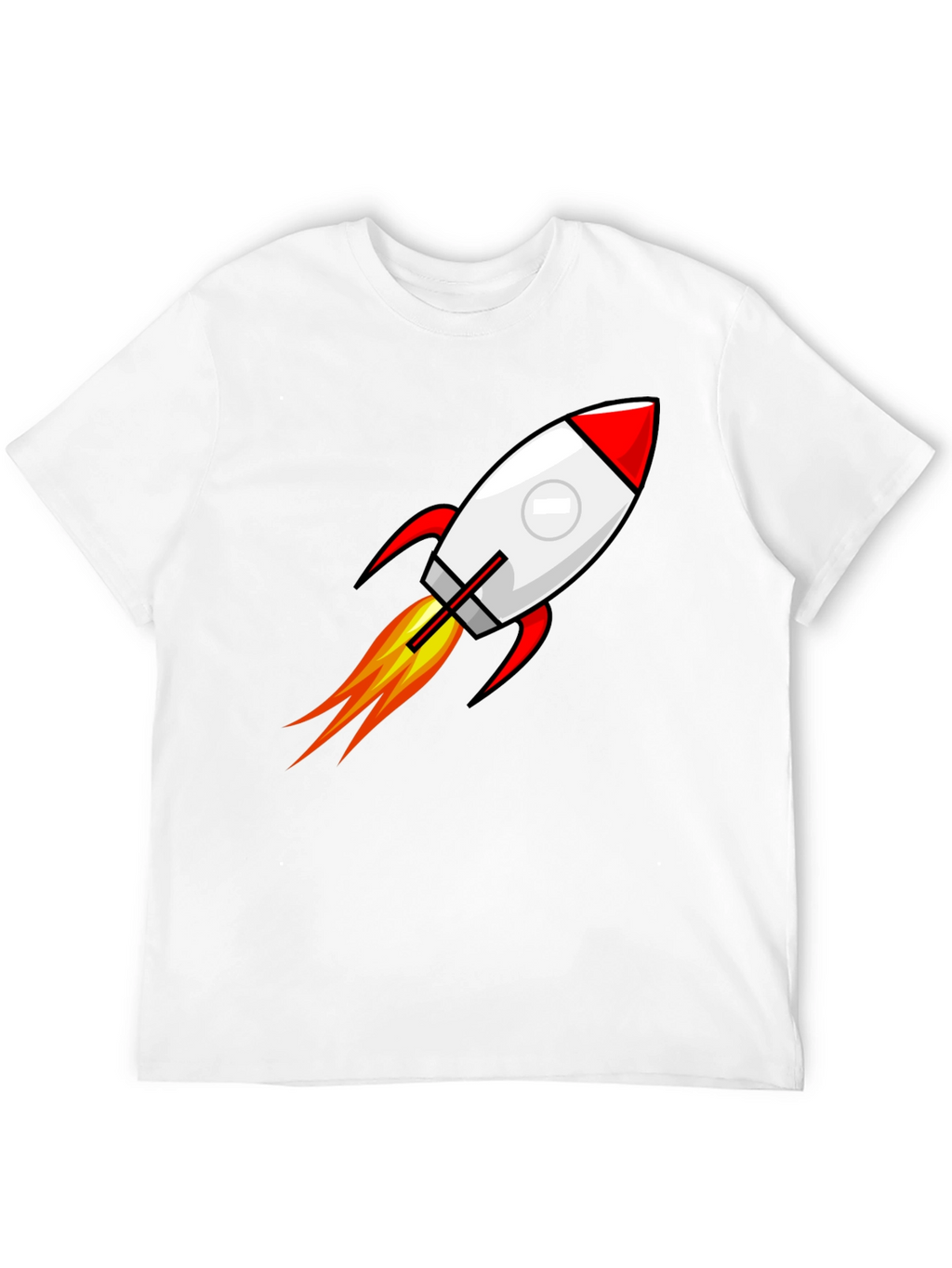 Rocket Launch Graphic Black T-Shirt