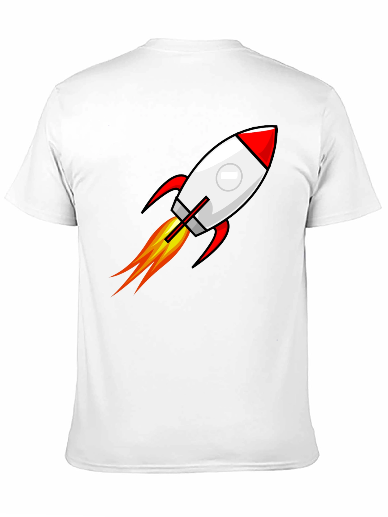 Rocket Launch Graphic Black T-Shirt