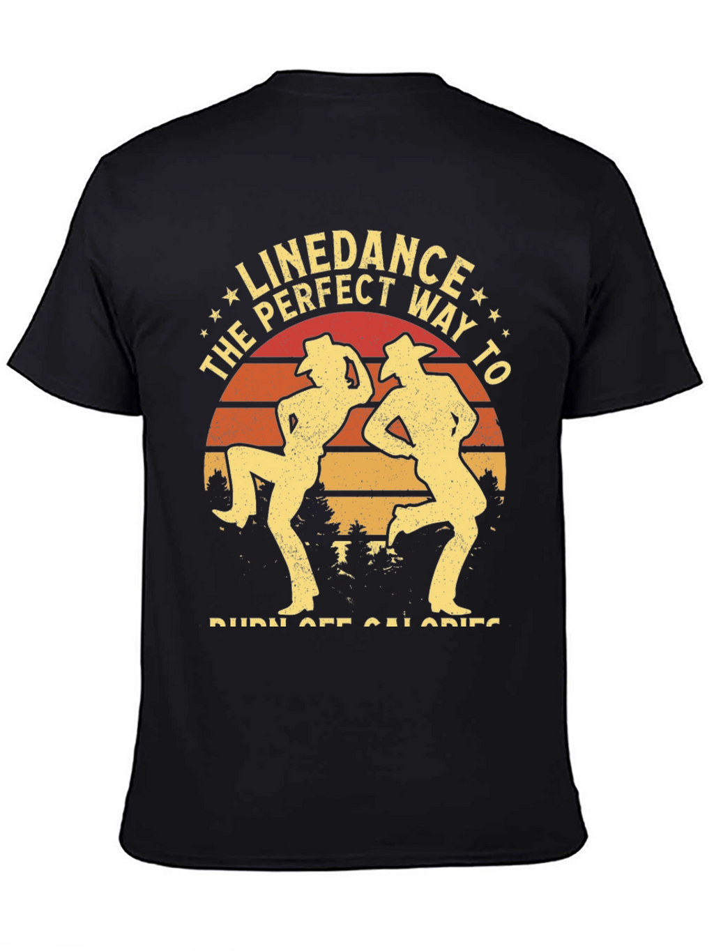 Line Dance Burn Calories Graphic Tee