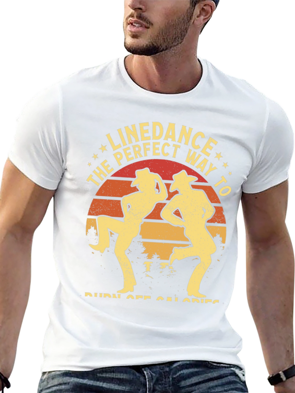 Line Dance Burn Calories Graphic Tee