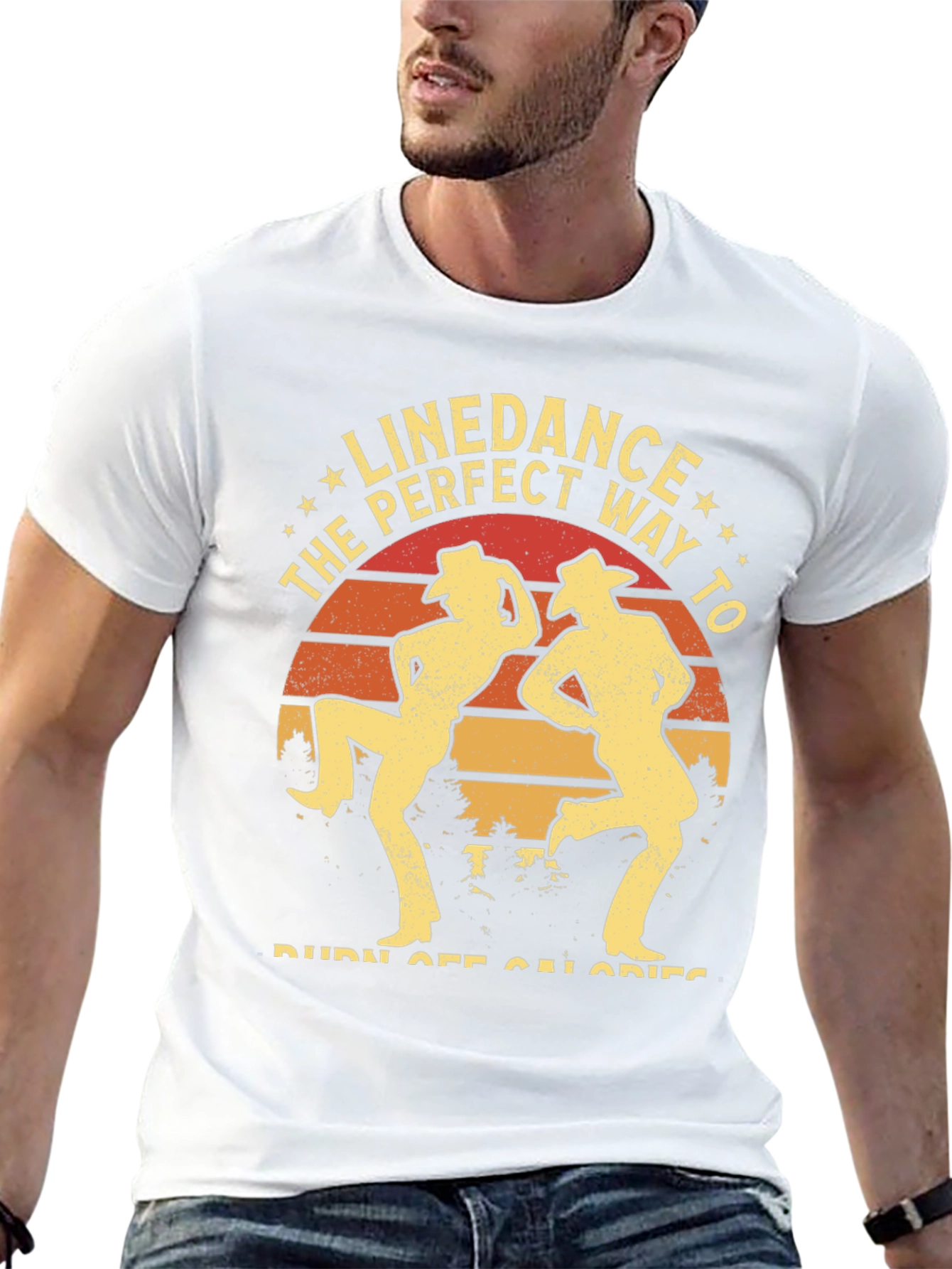 Line Dance Burn Calories Graphic Tee