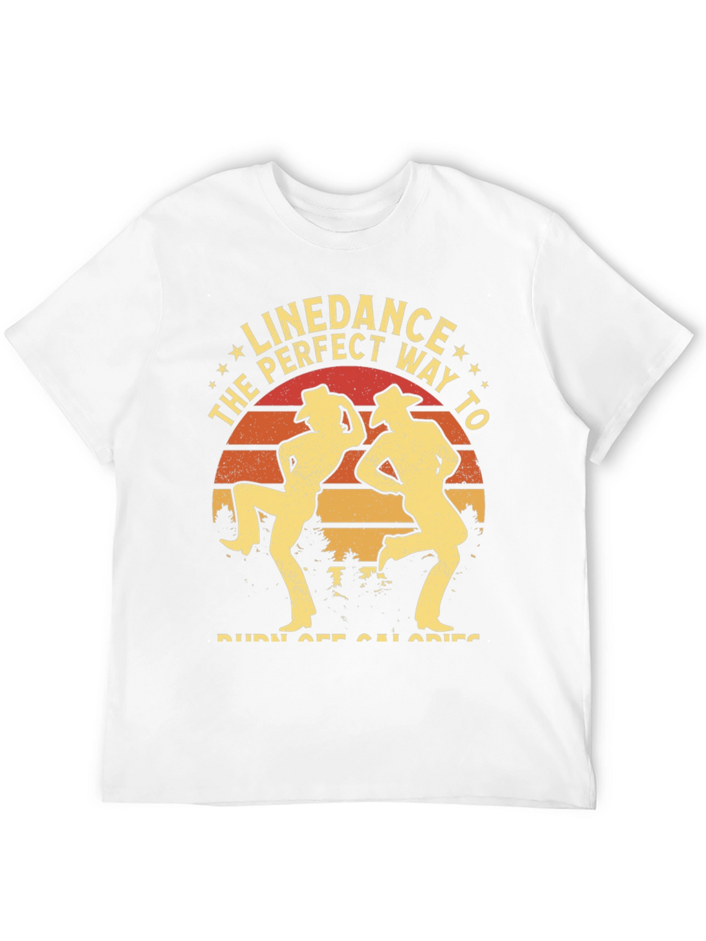 Line Dance Burn Calories Graphic Tee