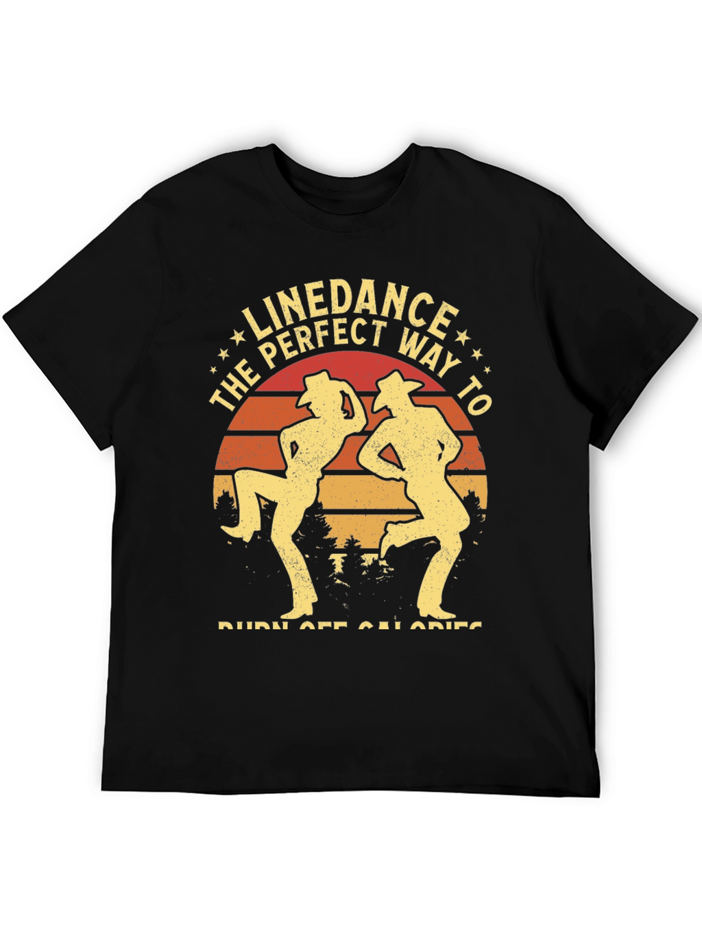 Line Dance Burn Calories Graphic Tee