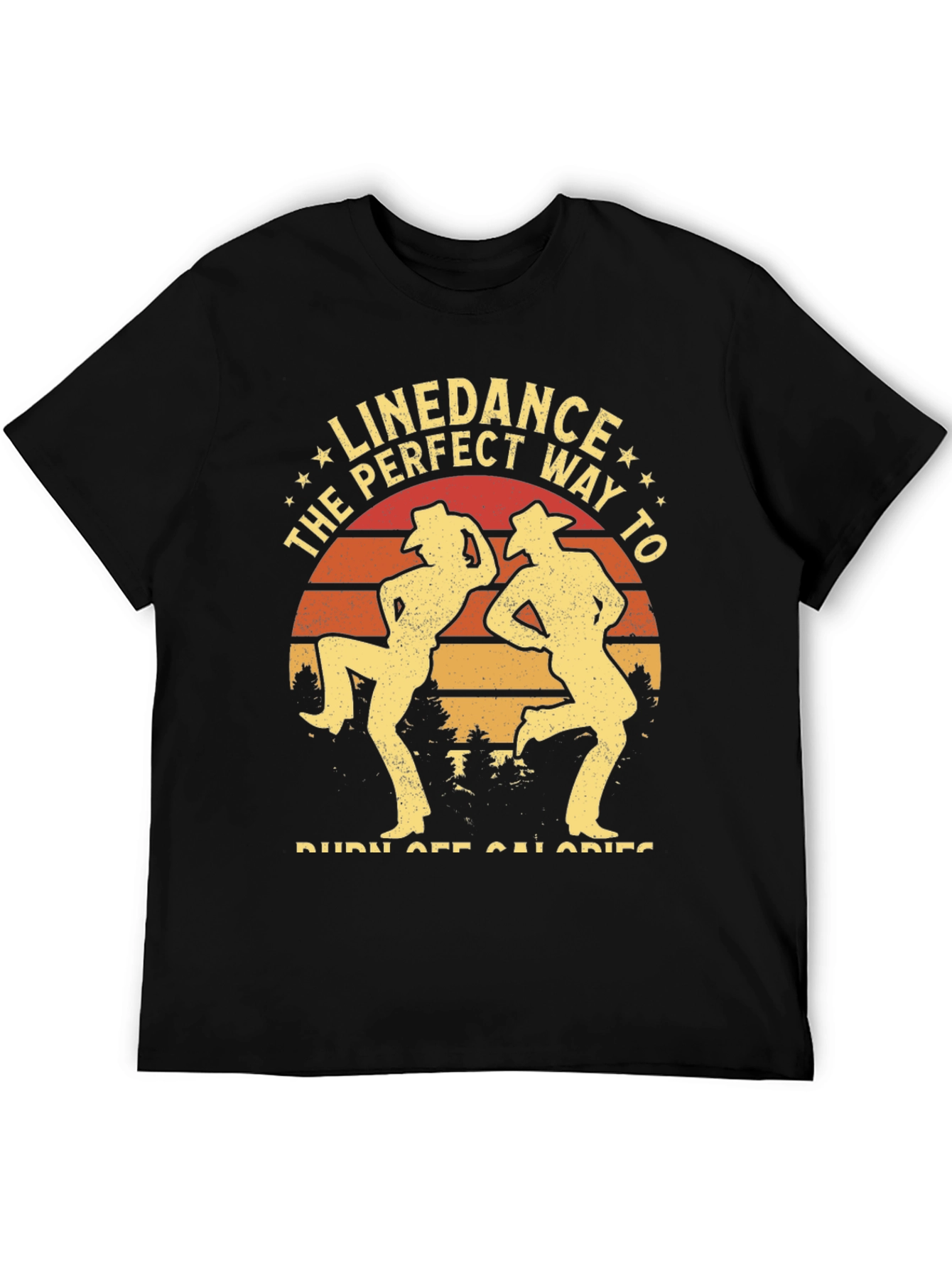 Line Dance Burn Calories Graphic Tee