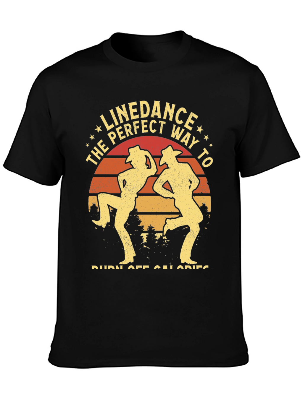 Line Dance Burn Calories Graphic Tee