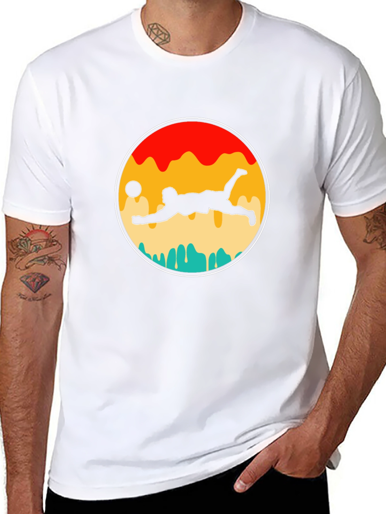 Retro Volleyball Graphic Tee