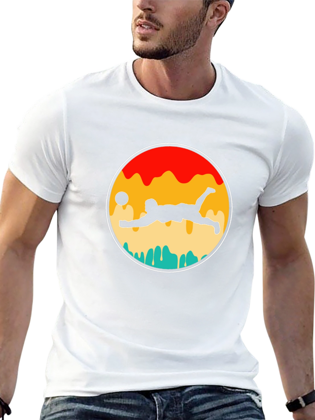 Retro Volleyball Graphic Tee