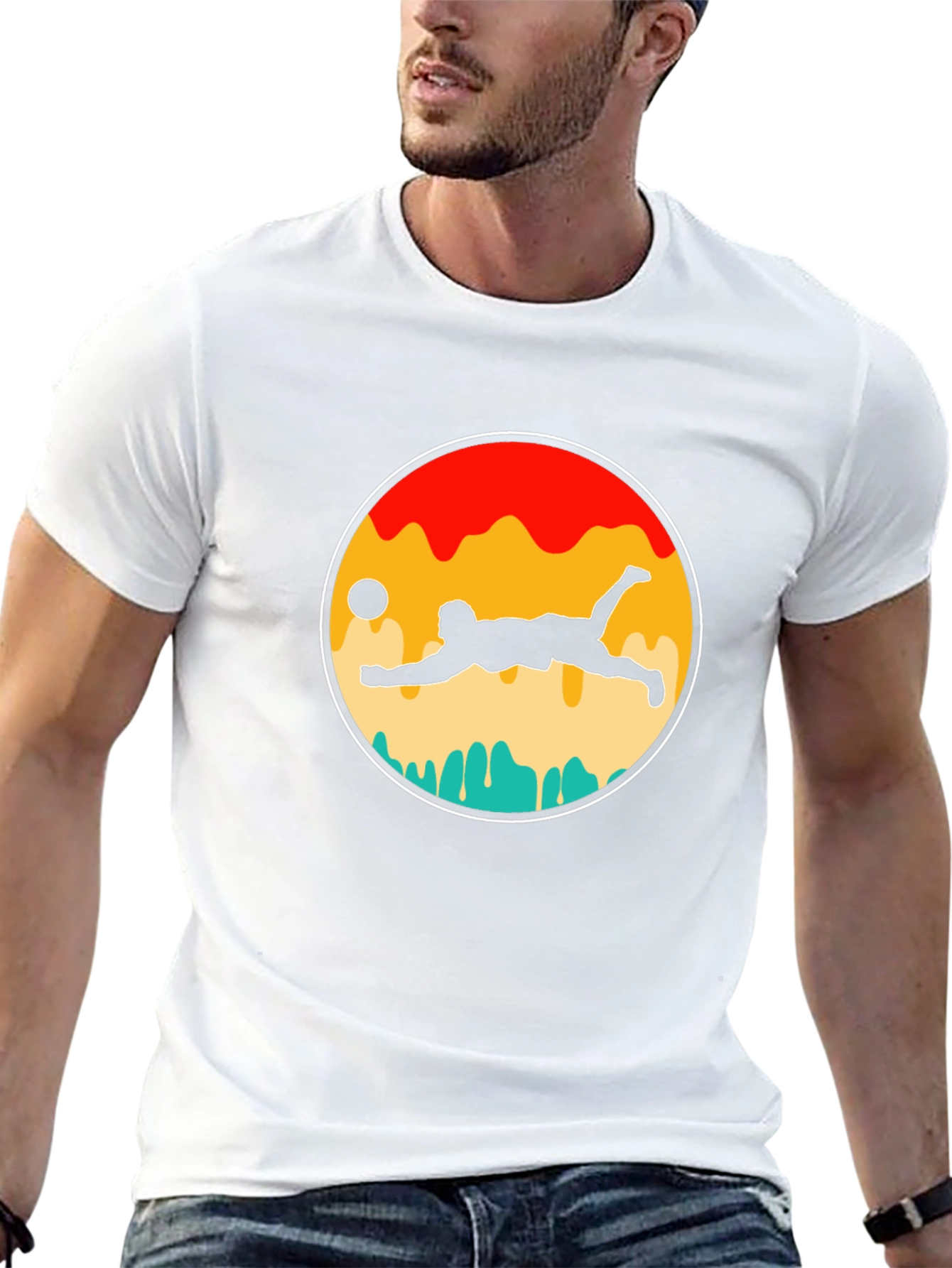 Retro Volleyball Graphic Tee
