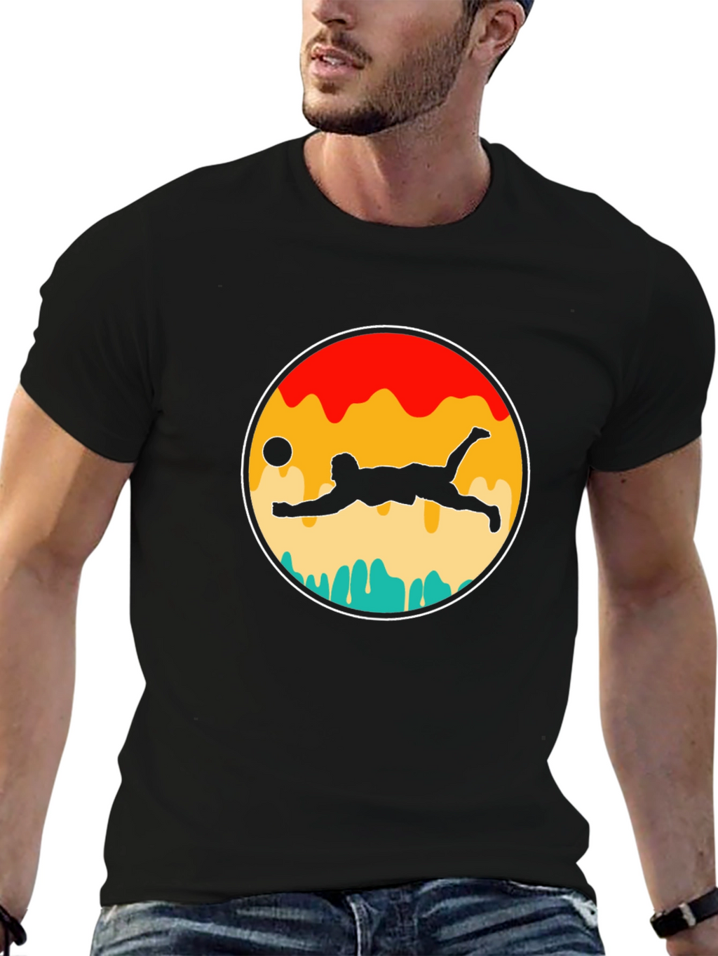 Retro Volleyball Graphic Tee