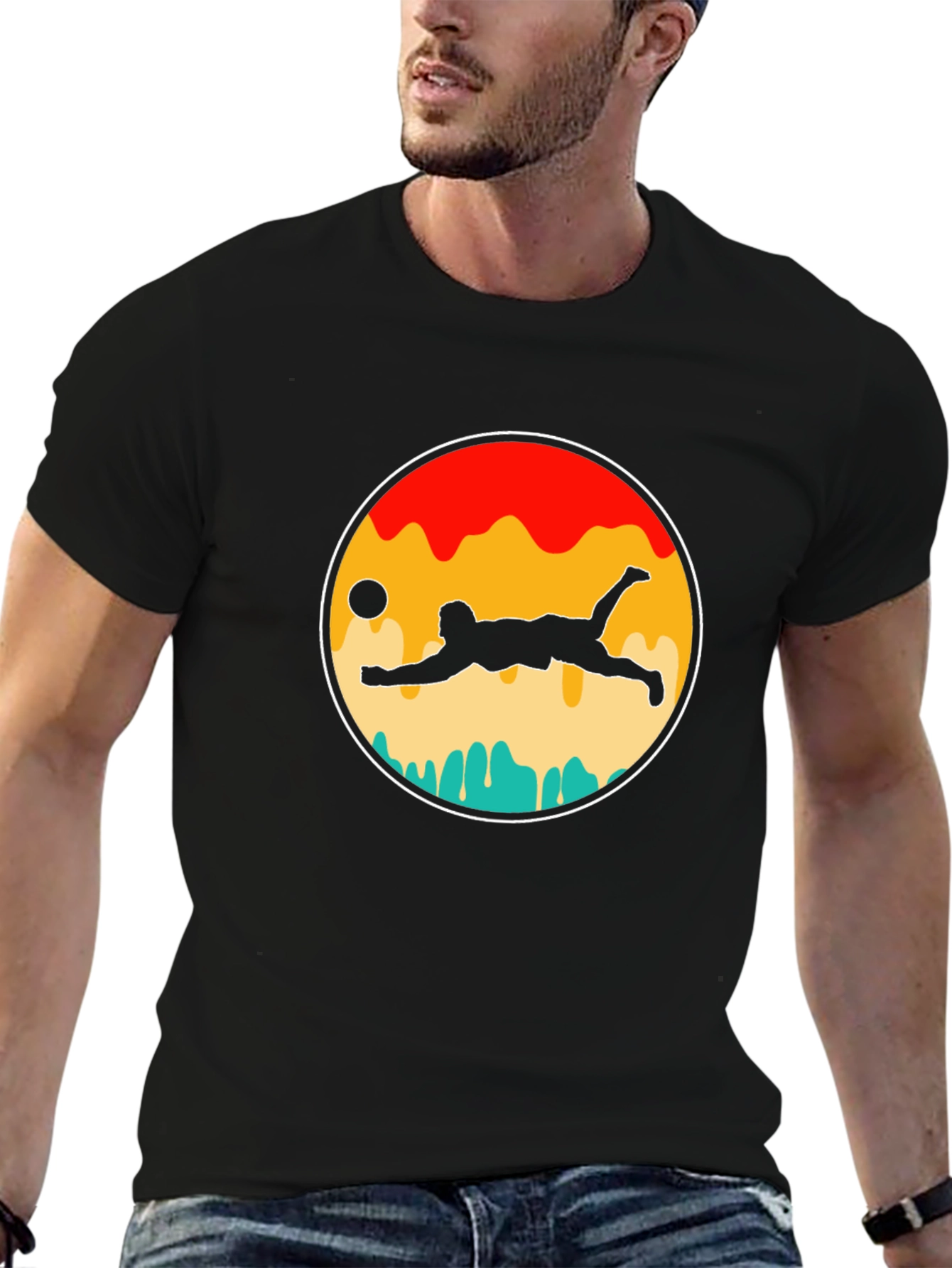 Retro Volleyball Graphic Tee
