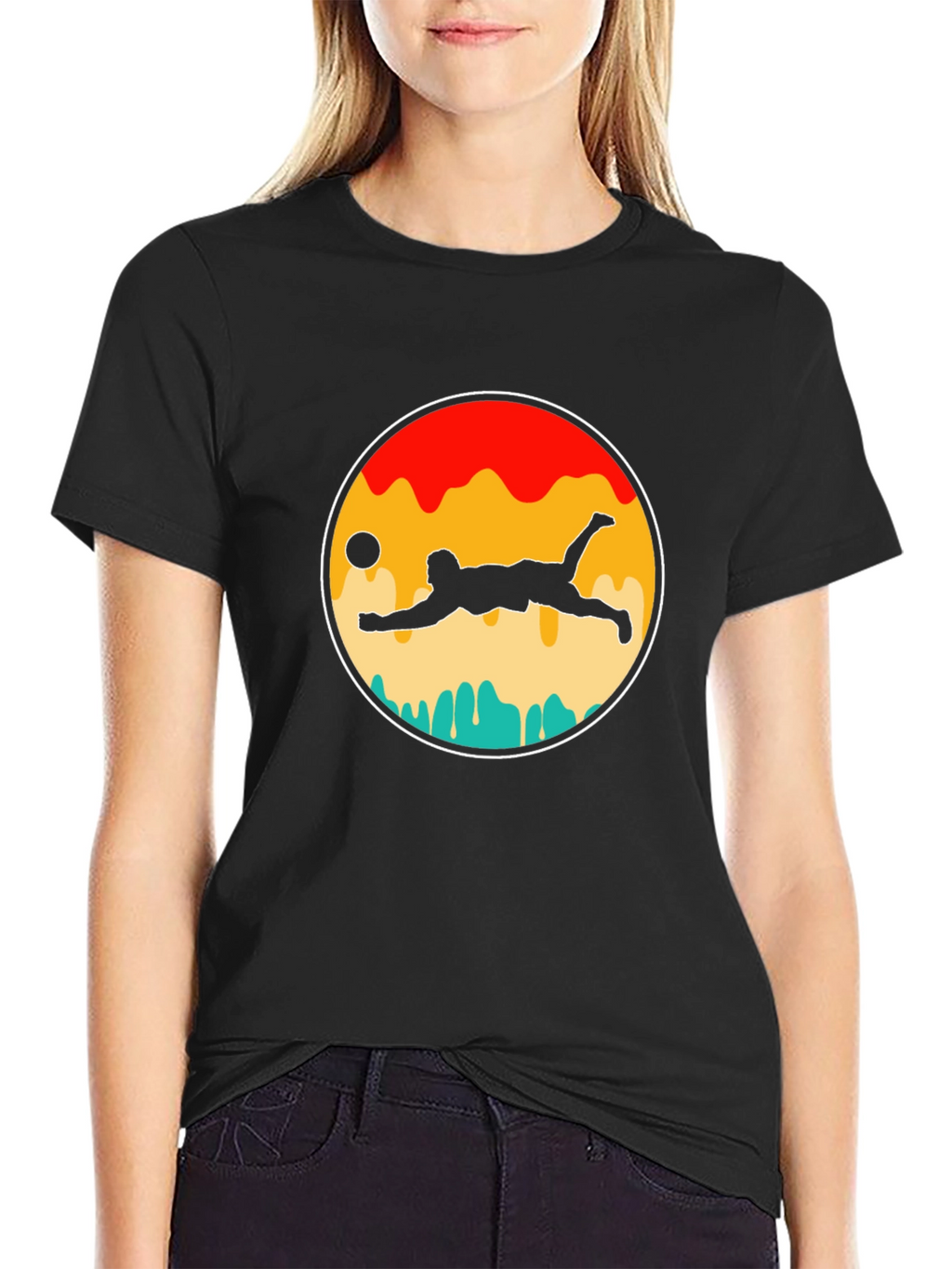 Retro Volleyball Graphic Tee