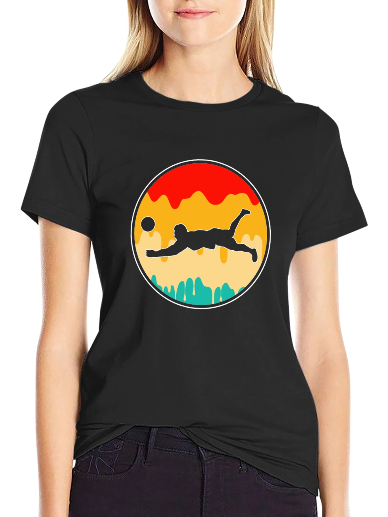 Retro Volleyball Graphic Tee