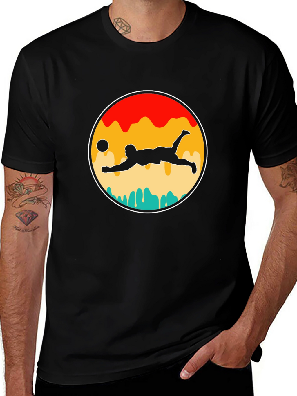 Retro Volleyball Graphic Tee