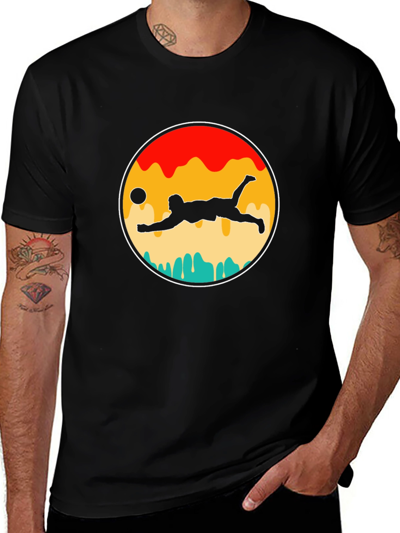 Retro Volleyball Graphic Tee