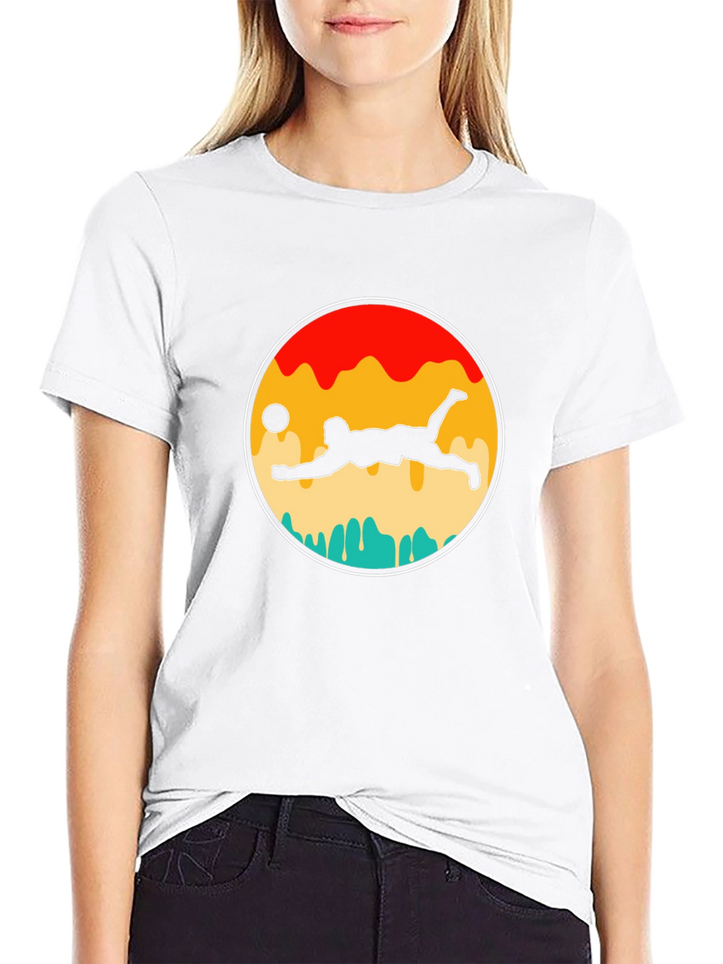 Retro Volleyball Graphic Tee