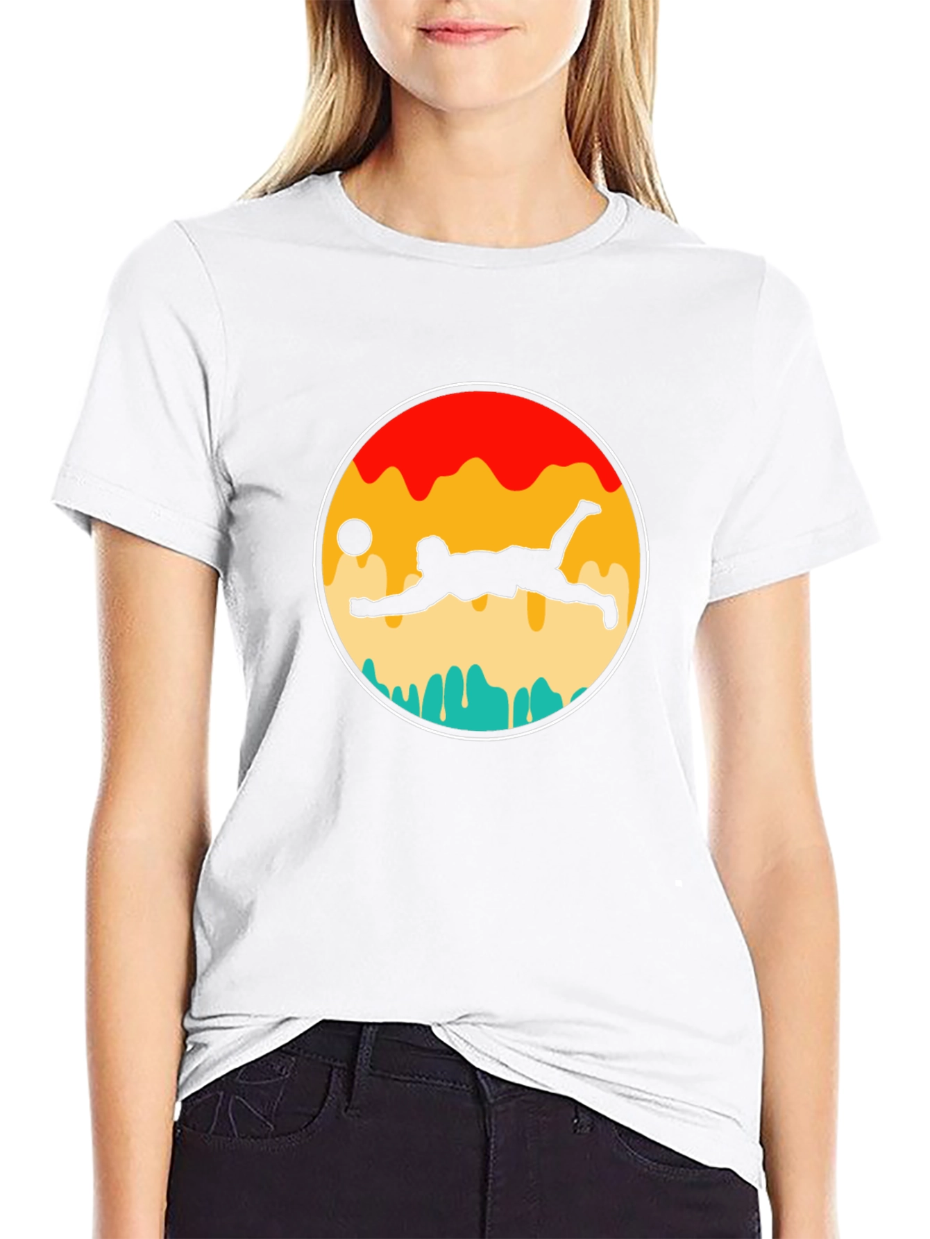 Retro Volleyball Graphic Tee