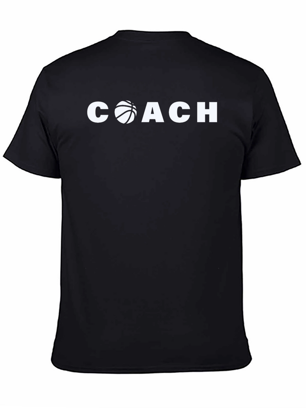 Basketball Coach T-Shirt - Black