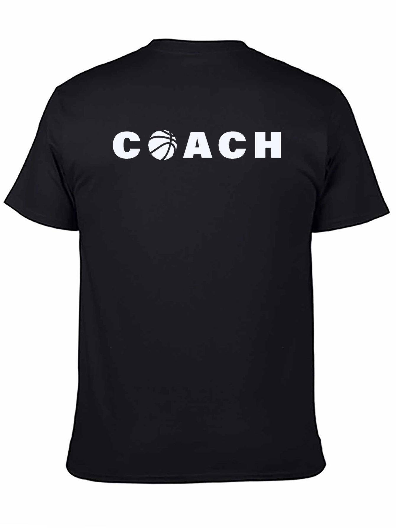 Basketball Coach T-Shirt - Black