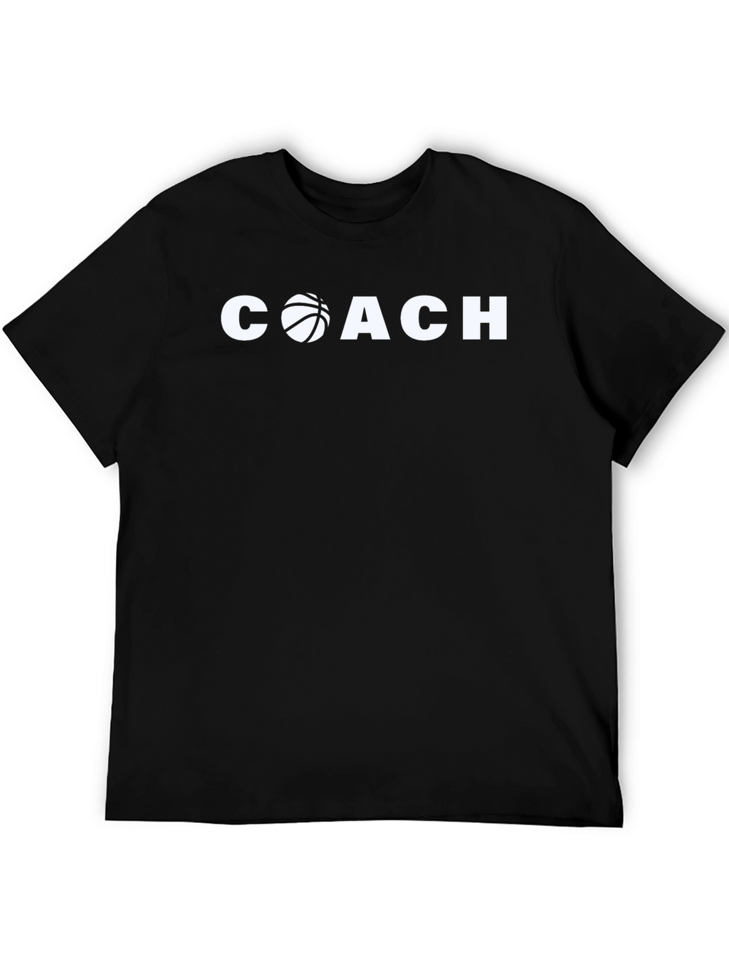 Basketball Coach T-Shirt - Black
