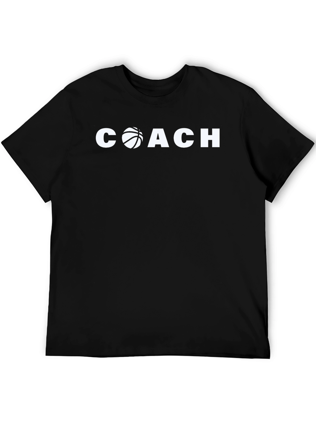 Basketball Coach T-Shirt - Black