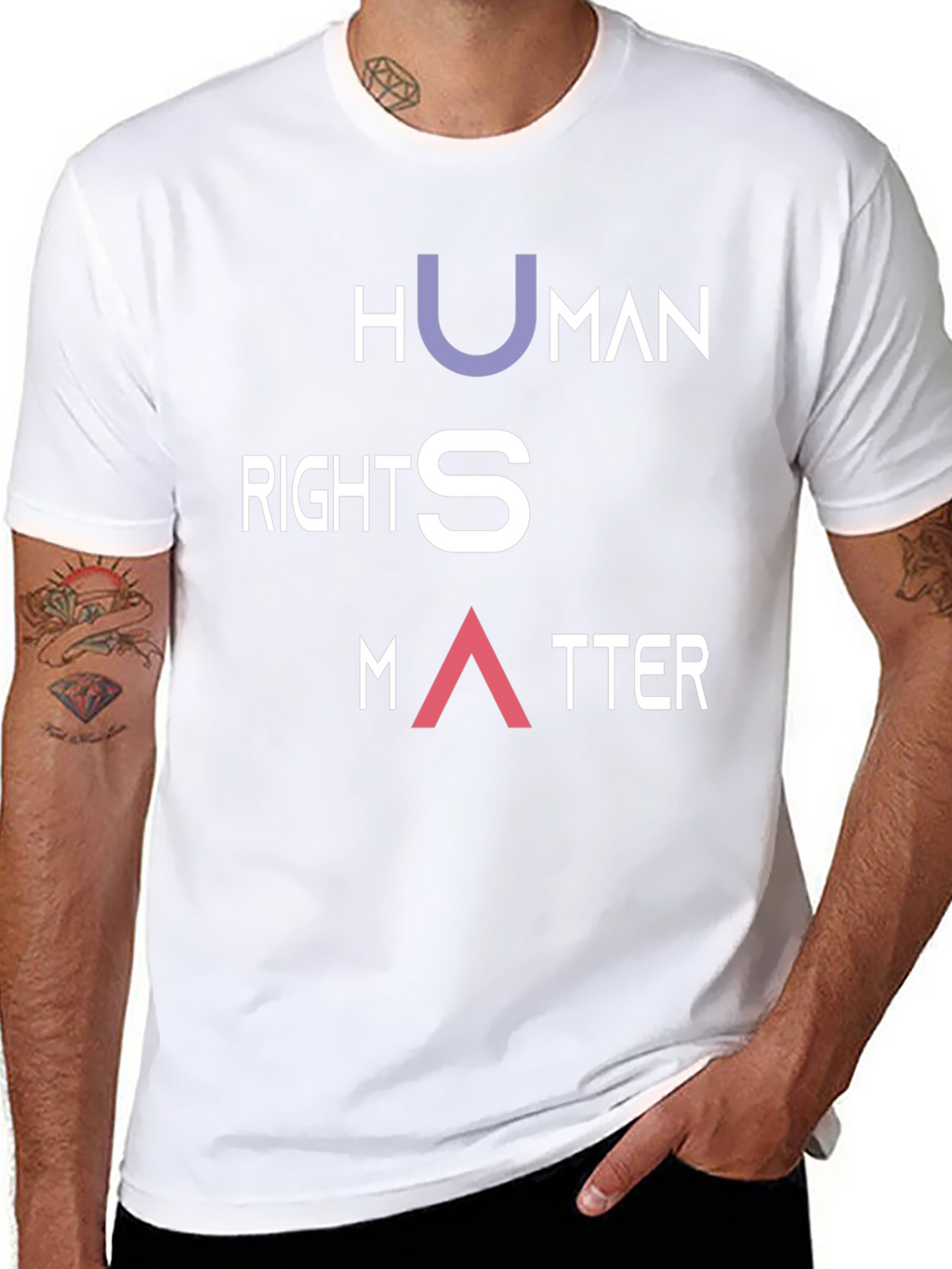 Human Rights Matter Graphic T-Shirt
