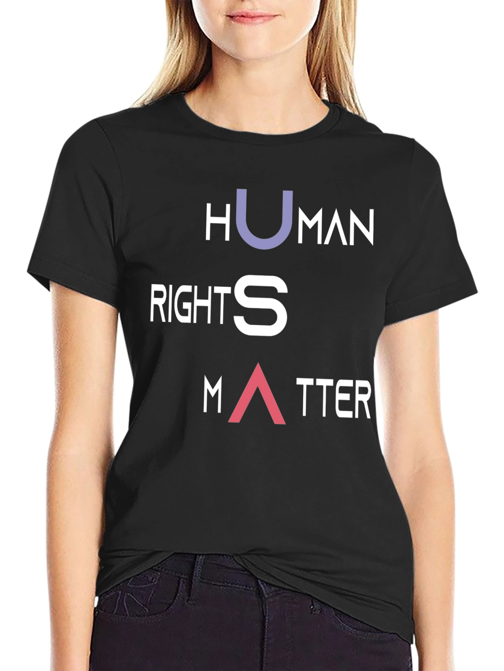 Human Rights Matter Graphic T-Shirt