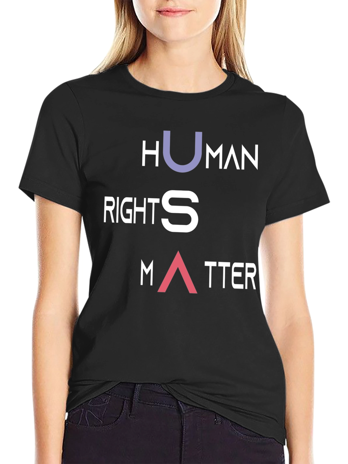 Human Rights Matter Graphic T-Shirt