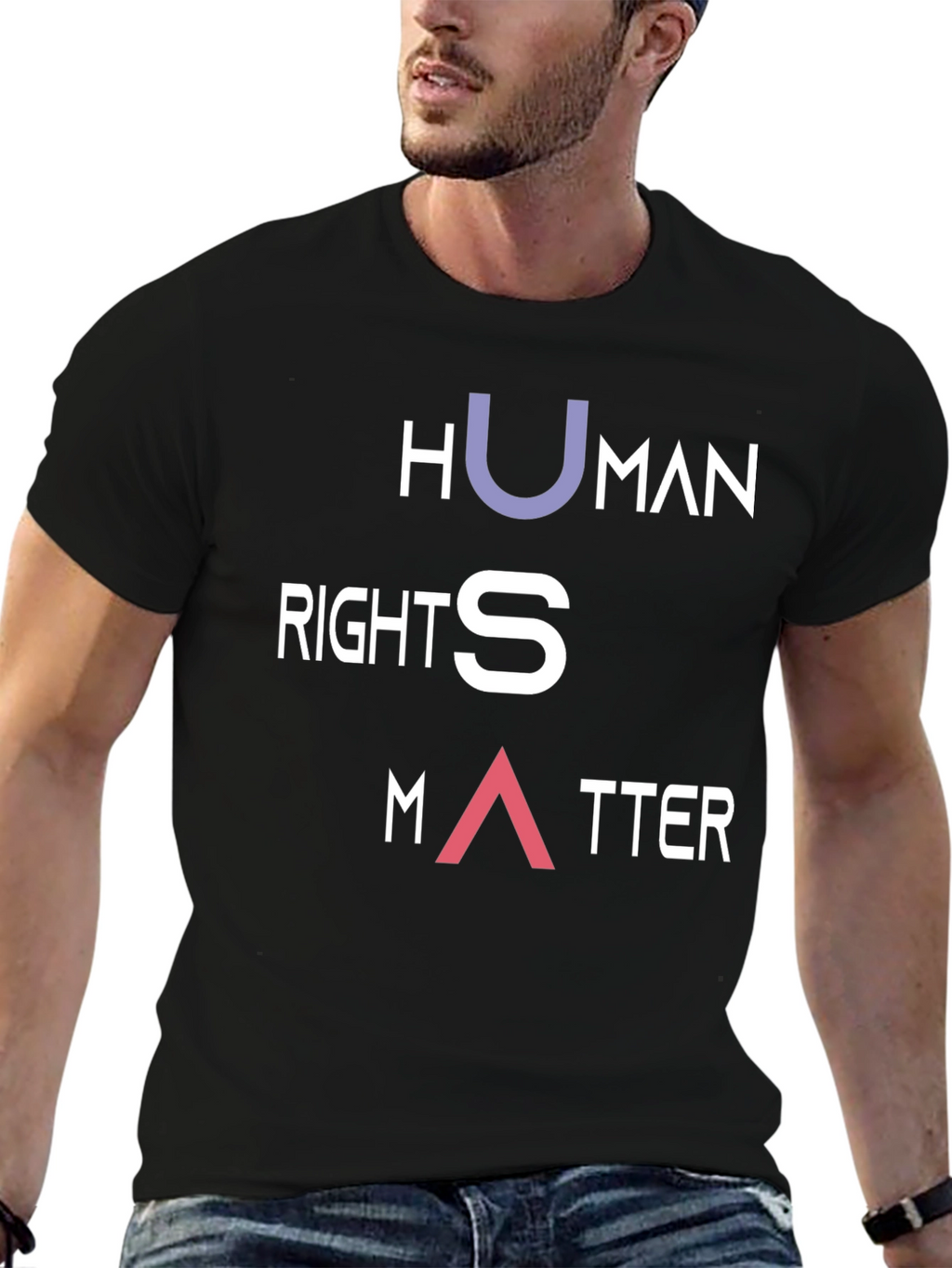 Human Rights Matter Graphic T-Shirt