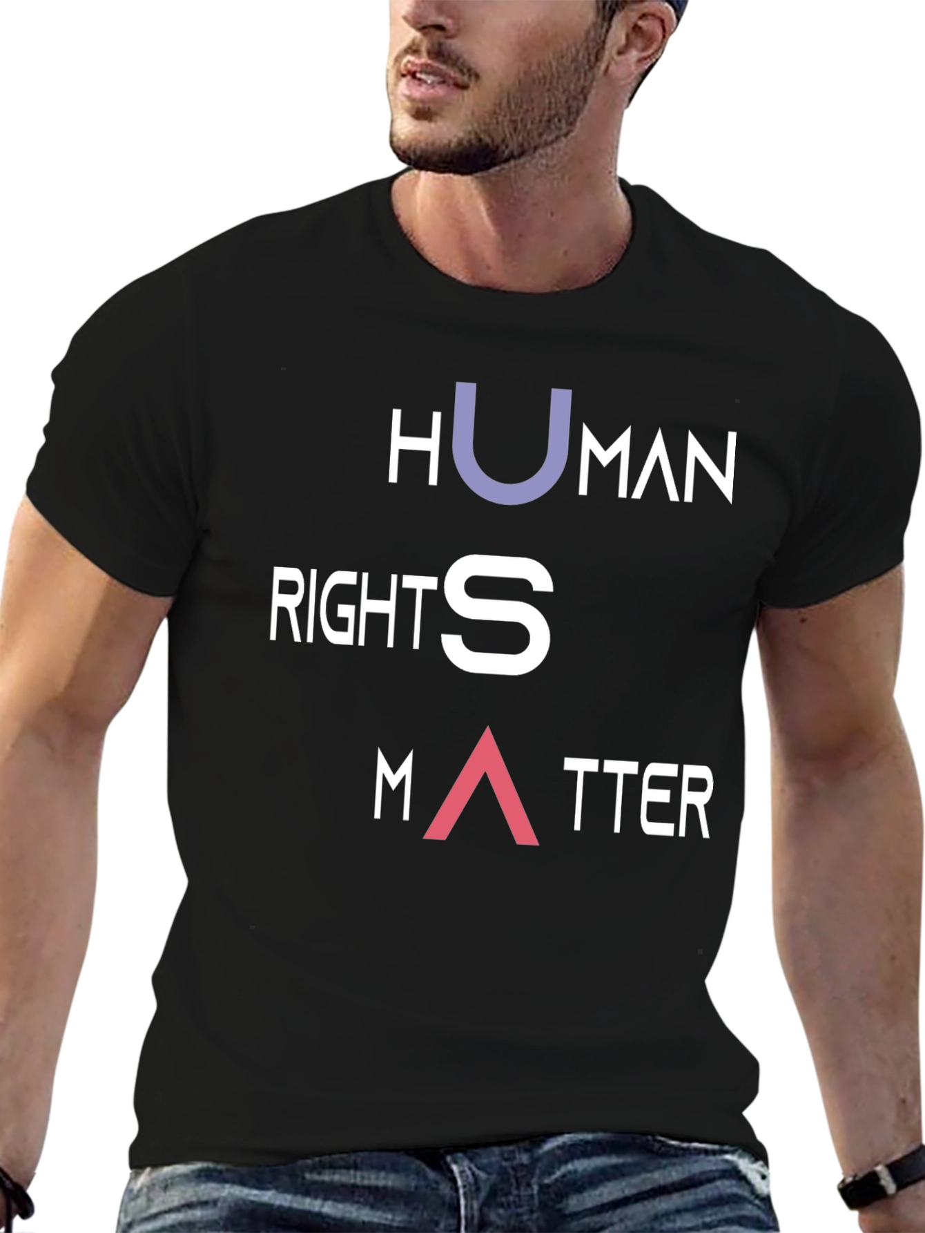 Human Rights Matter Graphic T-Shirt