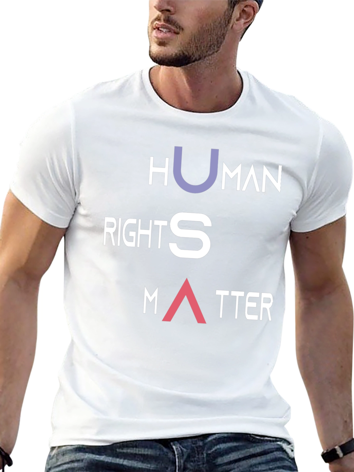 Human Rights Matter Graphic T-Shirt