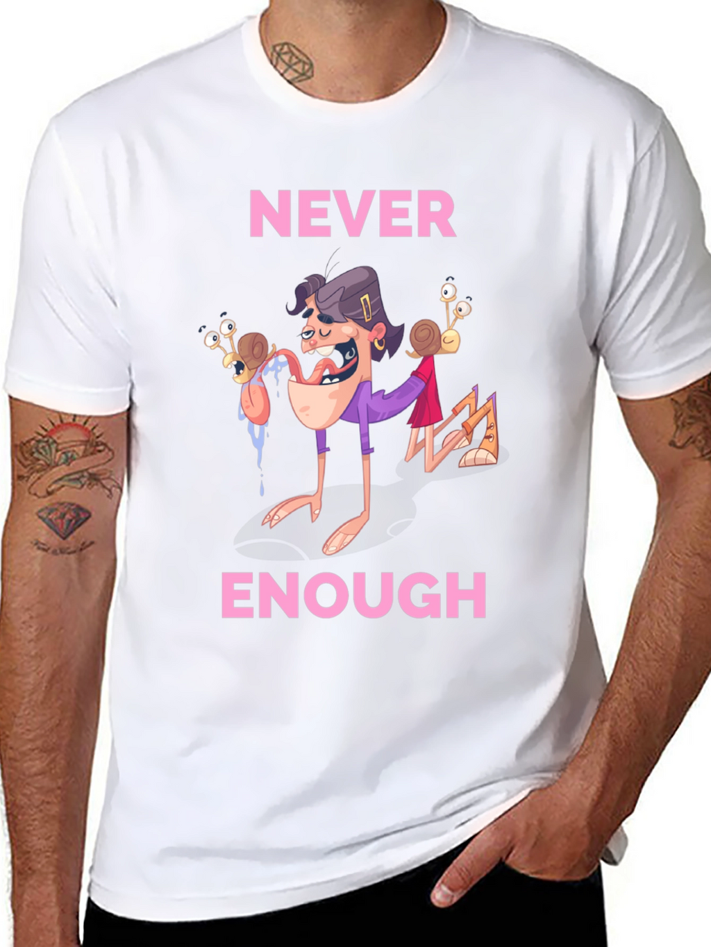 Never Enough Funny Graphic Tee