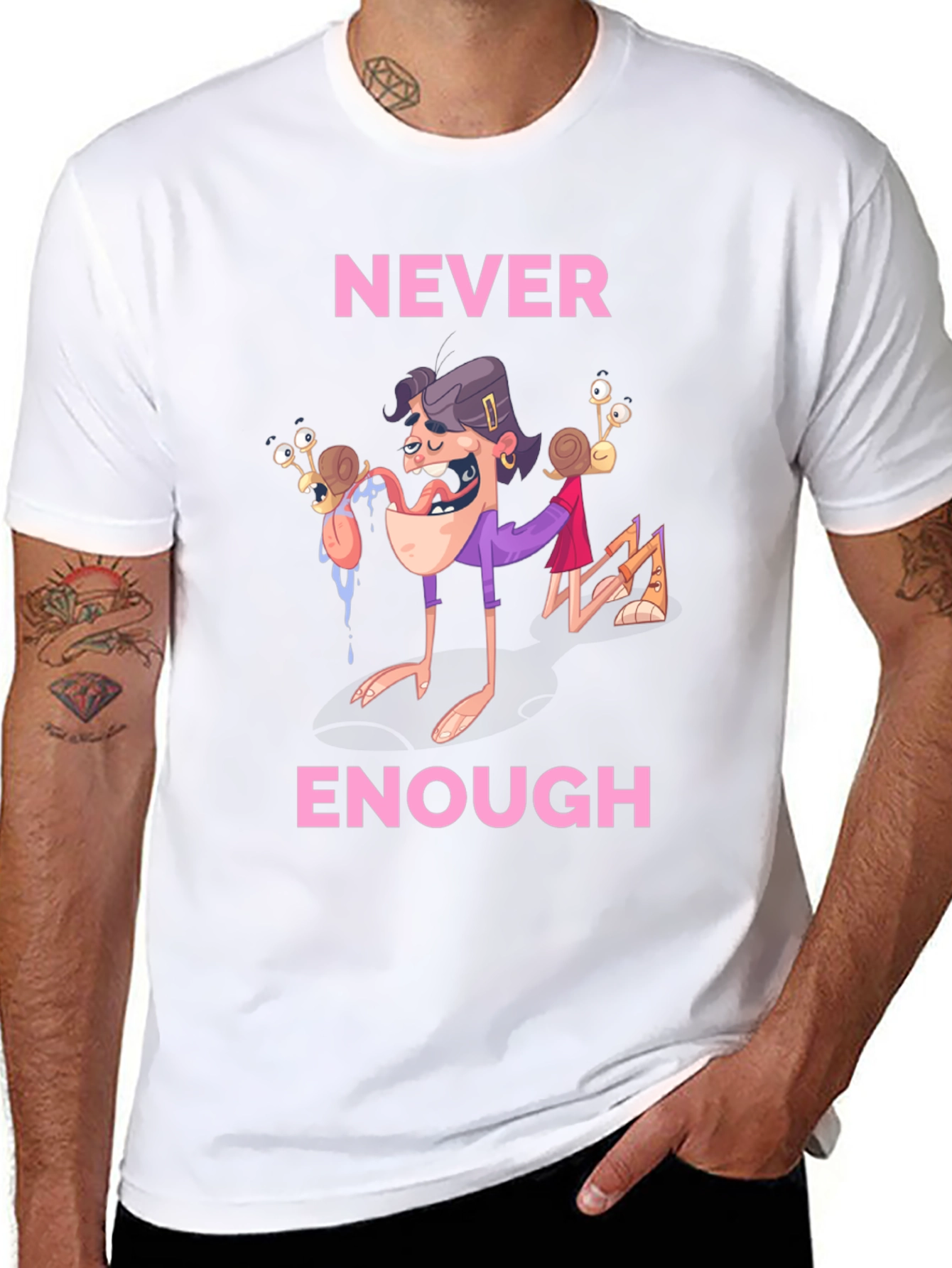 Never Enough Funny Graphic Tee