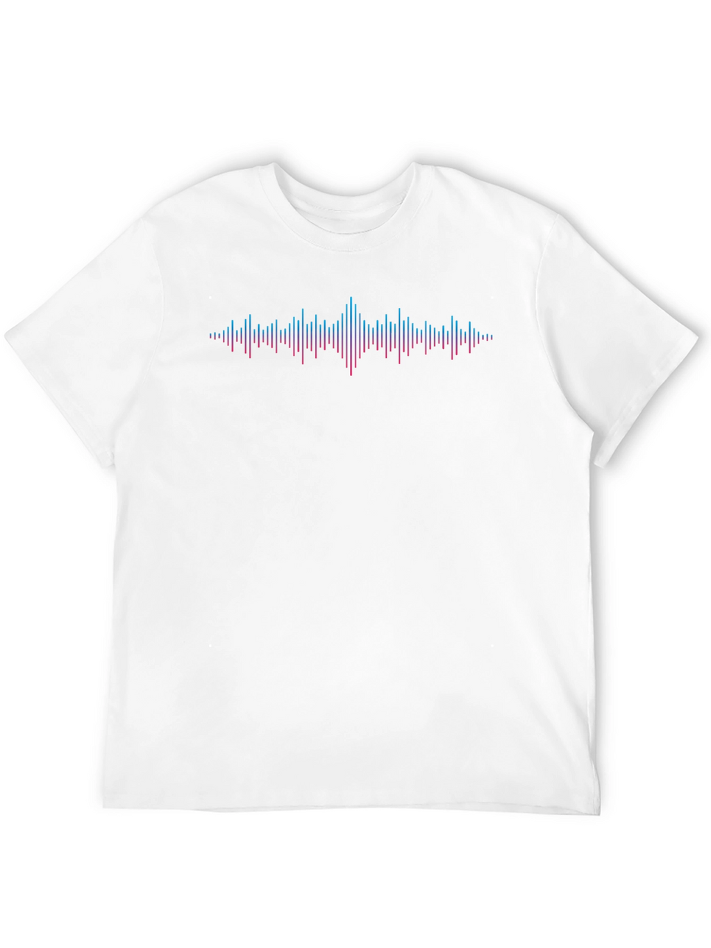 Sound Wave Graphic Black T-Shirt