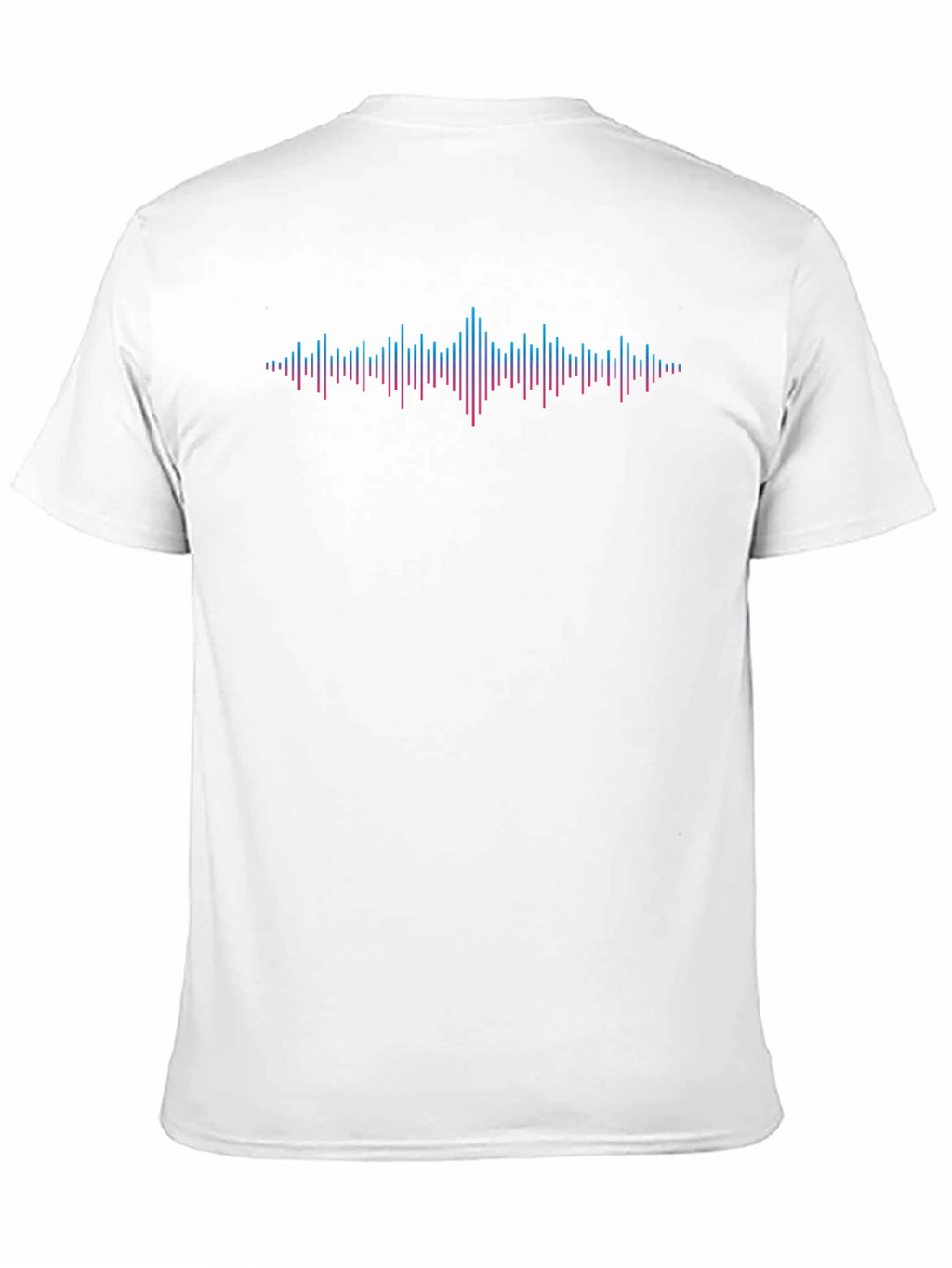 Sound Wave Graphic Black T-Shirt