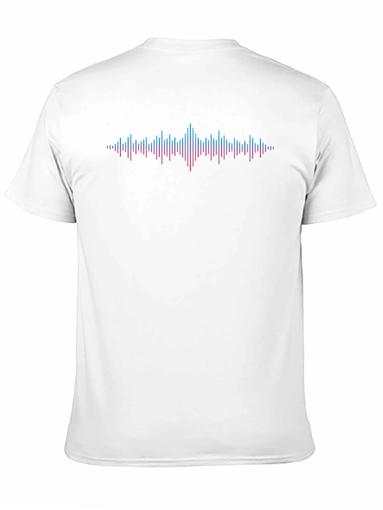 Sound Wave Graphic Black T-Shirt
